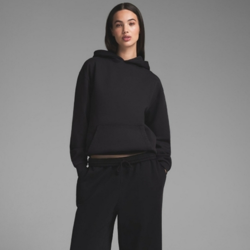 SKIMS Boyfriend Fleece Pullover Hoodie, Size M, NWT